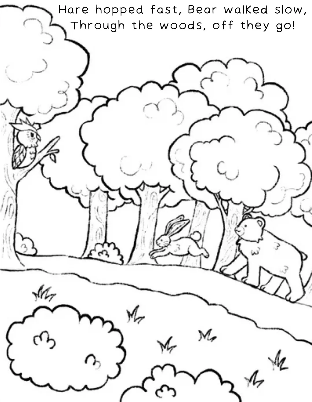 E-Book Coloring Book and Story